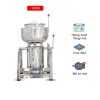 Máy xay giò chả công nghiệp 15kg 2 lớp