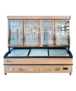 Tủ trưng bày siêu thị 2 chế độ sấy kính 2.3m CF-2218B