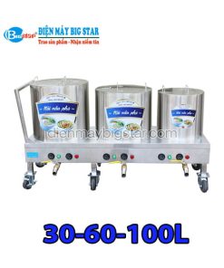 Bộ ba nồi nấu phở 30-60-100L