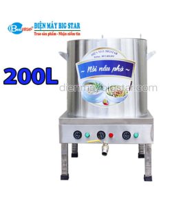 Nồi nấu phở công nghiệp 200L