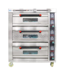 Lò nướng pizza 3 tầng 6 khay dùng điện BigStar
