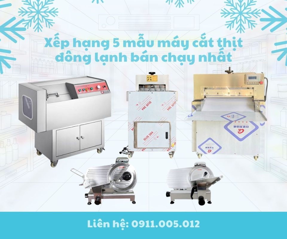 Xếp hạng 5 mẫu máy cắt thịt đông lạnh bán chạy nhất