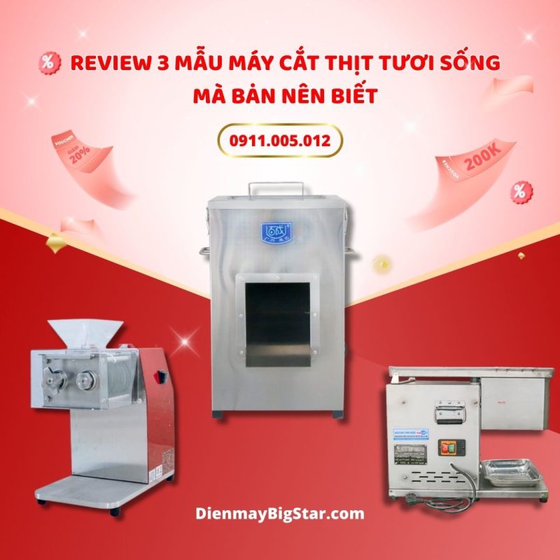 máy cắt thịt tươi sống