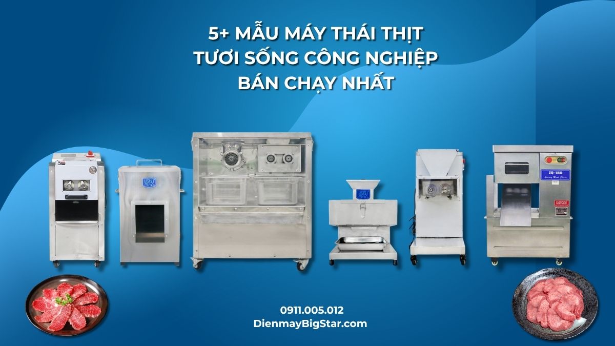 máy thái thịt tươi sống